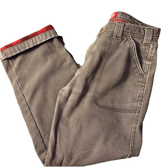 Men’s Coleman Fleece Lined Cargo Sz. 34 X 27 Gray Denim Flaw* - Picture 11 of 12